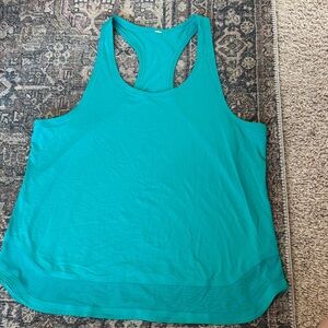 Lululemon Teal Racerback Tank Top